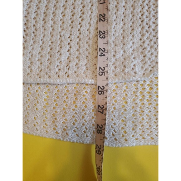 Knit Poncho Sweater W/ Fringe Women's X-Large Mossimo Bohemian Ivory - Picture 5 of 8